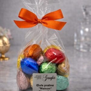 MINI OEUFS FOURRES PRALINE NOIR